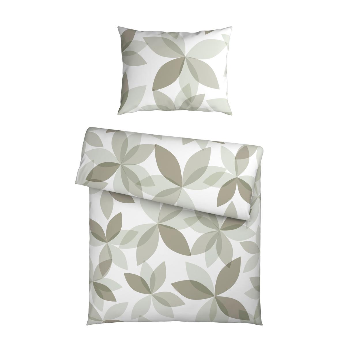 Posteljnina Yuki - olivno zelena , tekstil (140/200cm) - Mömax