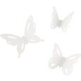 Stenska Dekoracija Butterfly Ii - bela, Romantika, umetna masa - Mömax modern living