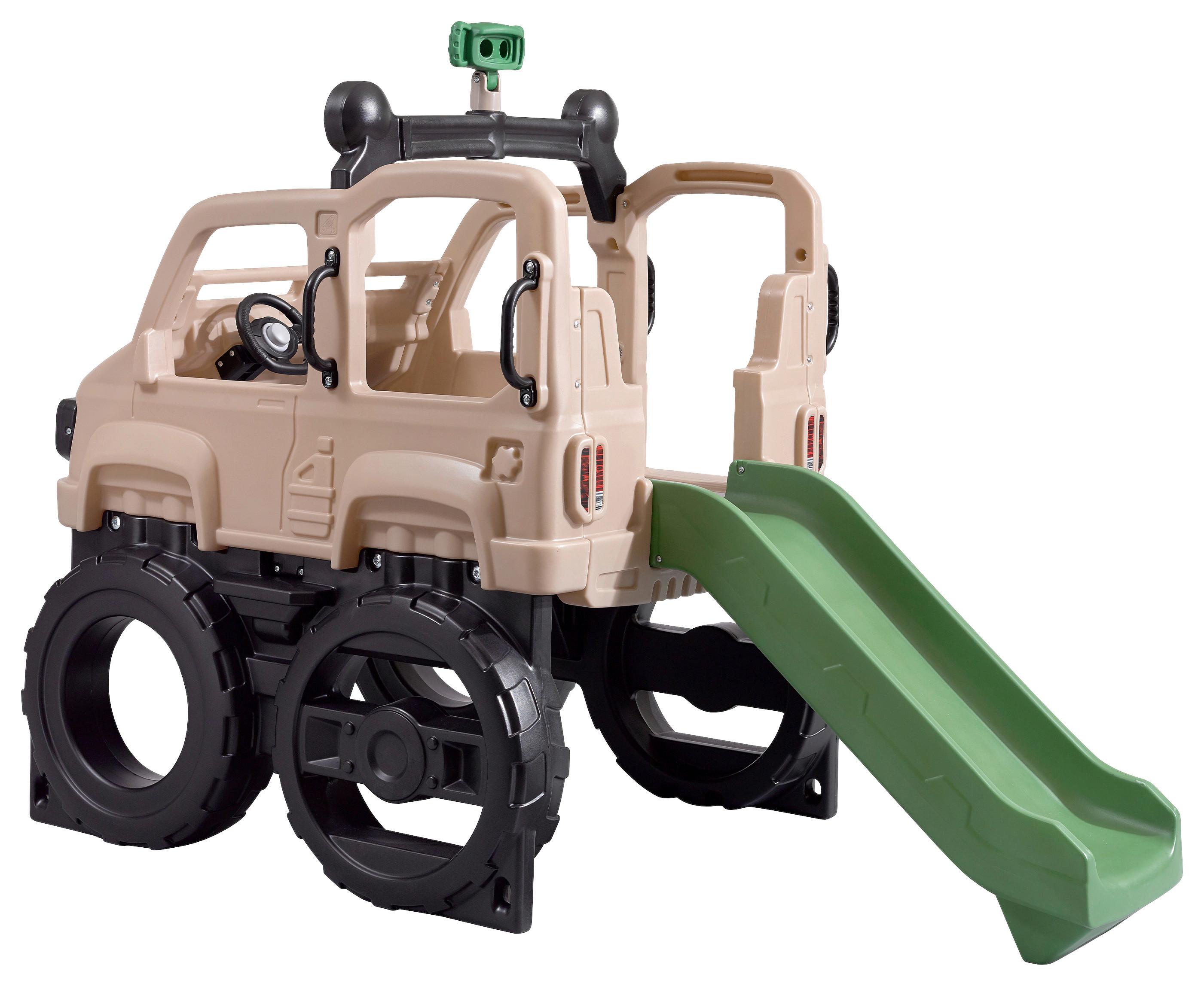 Klettergerüst Anthrazit/Grün/Beige - Anthrazit/Beige, KONVENTIONELL, Kunststoff (215,9/155/107cm) - Ambia Garden