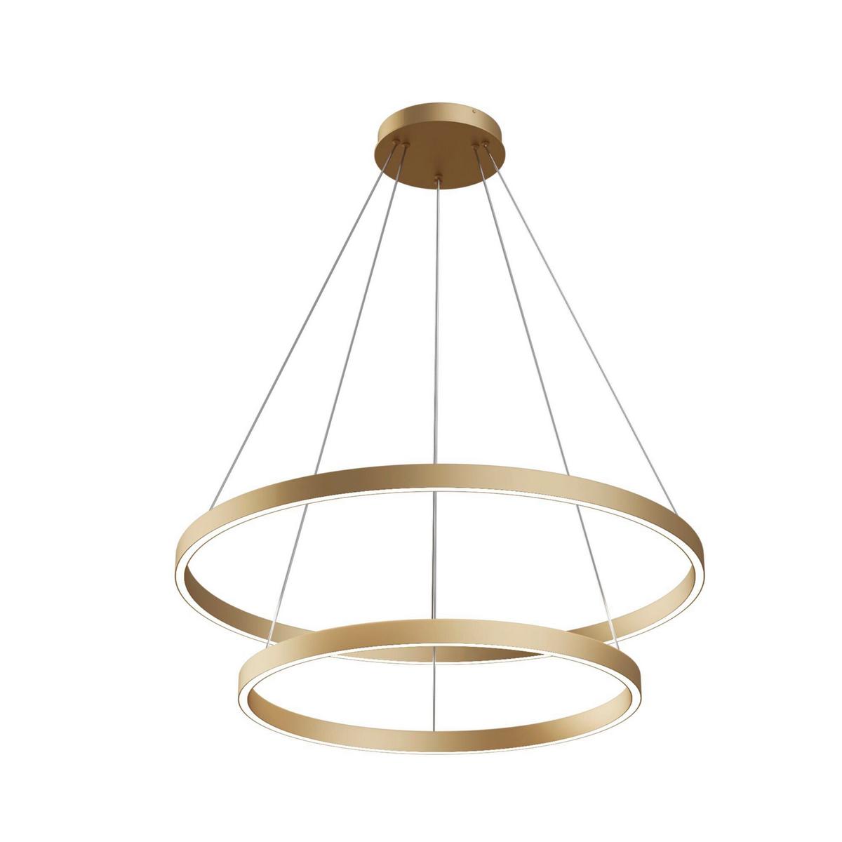 Pendelleuchte Rim Messingfarben max. 88 Watt - Messingfarben, Trend, Metall (80/120cm) - MAYTONI