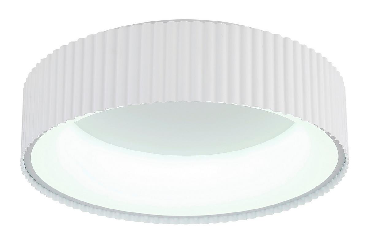 LED-DECKENLEUCHTE 15924DW KEMP - Weiss, Basics, Kunststoff/Metall (46/13cm) - Globo