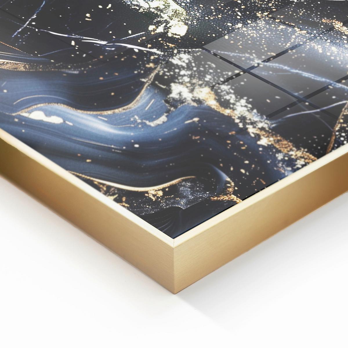 Glasbild Multicolor ca. 80x120cm - Multicolor, Basics, Glas/Holz (80/120cm)