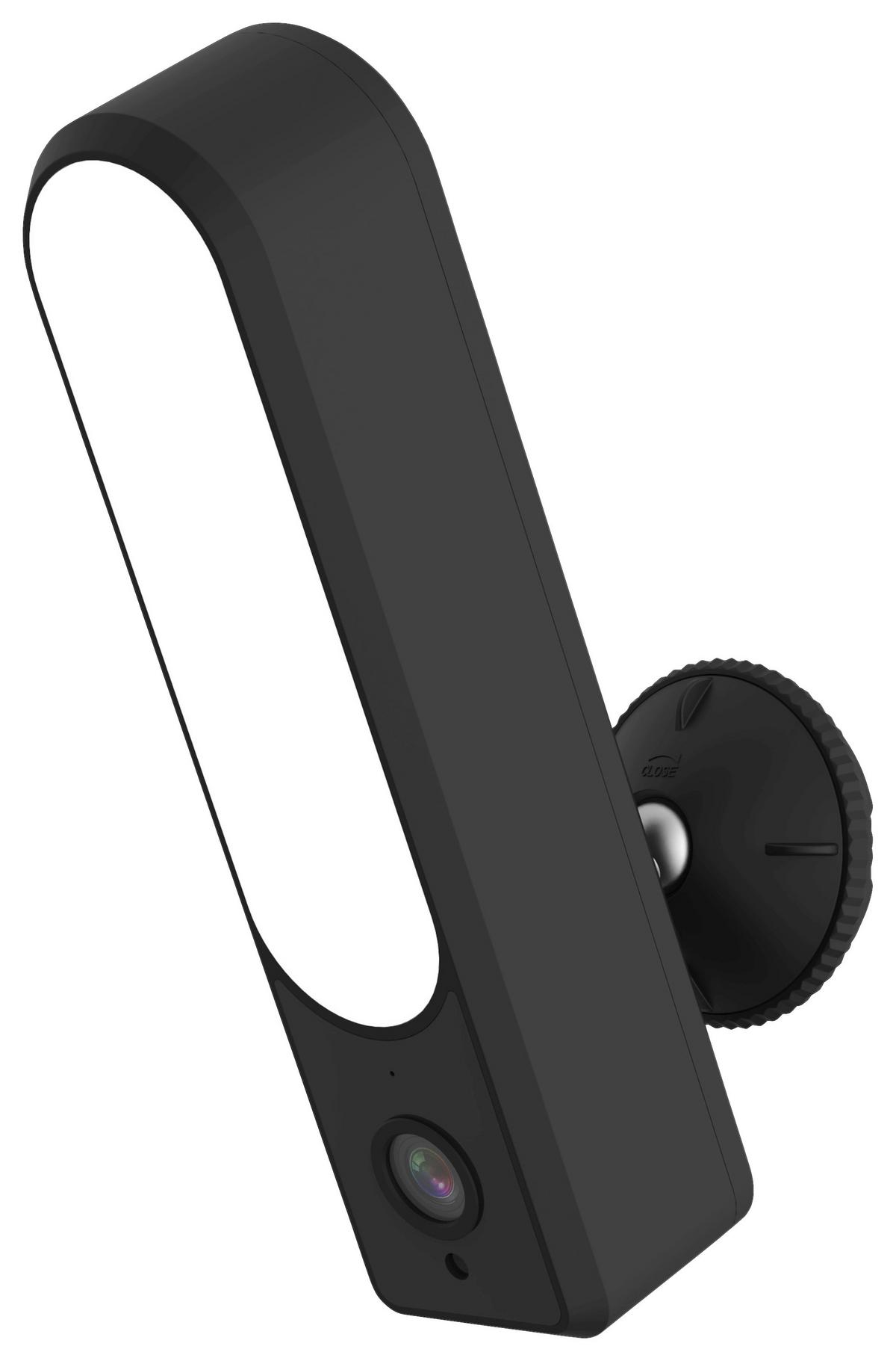 KINKIET ZEWNĘTRZNY CAM *SH* - czarny, Basics, tworzywo sztuczne (5,5/6,1/21cm) - Ambia Garden