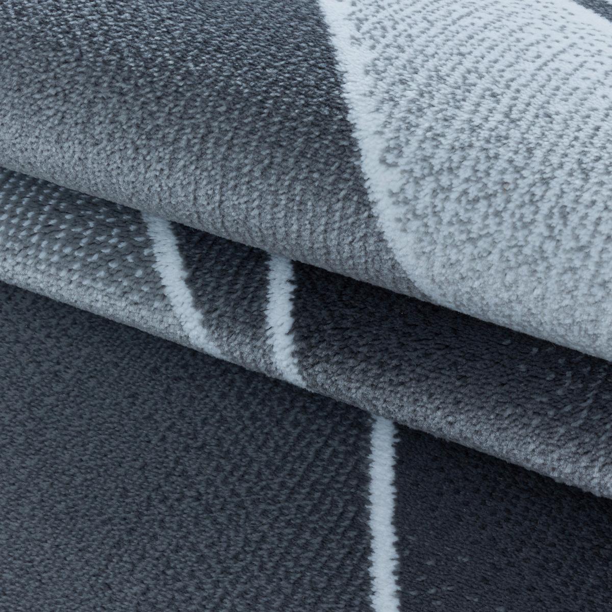 Webteppich Costa Grau ca. 80x250cm - Design (80/250cm)