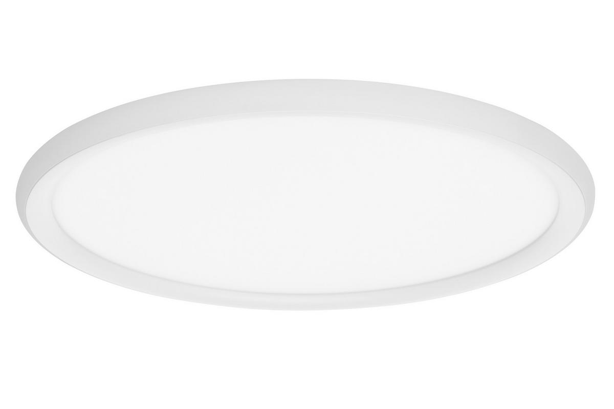 LAMPA SUFITOWA LED RUGBY *SBN* - biały, Basics, tworzywo sztuczne (40/3,5cm) - Novel