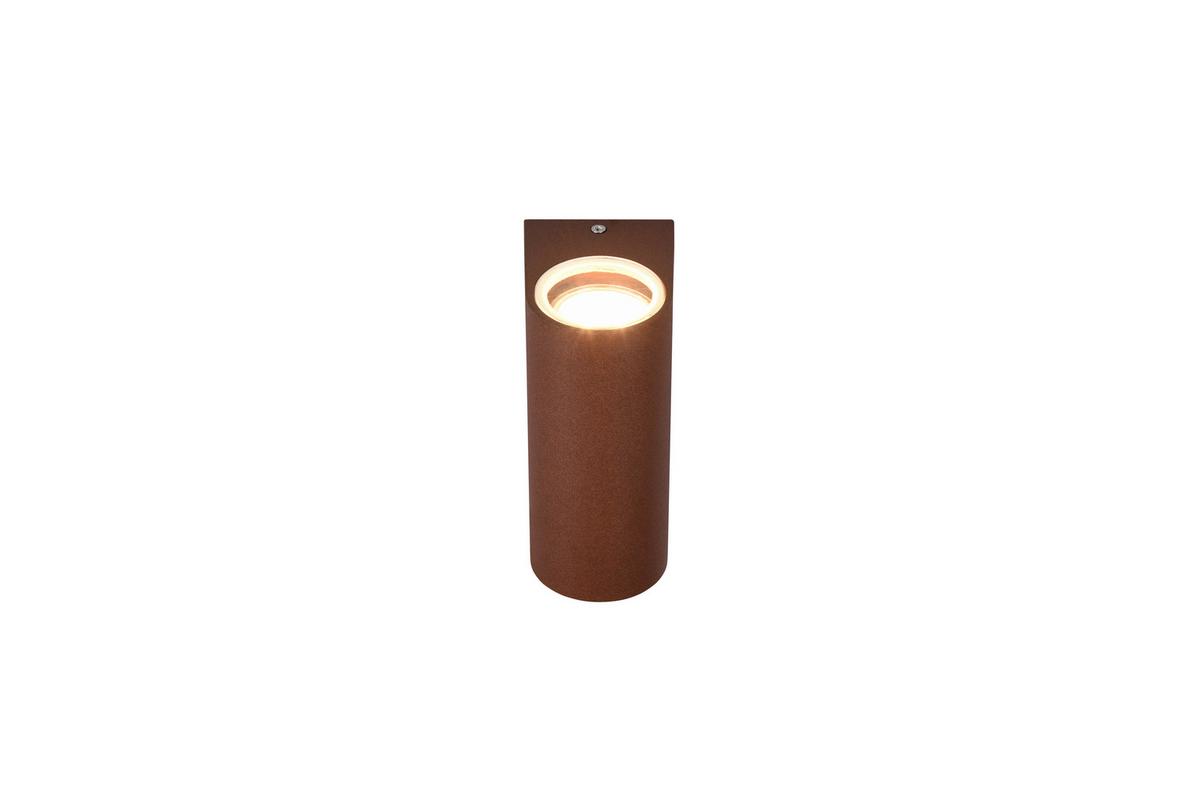 Außenwandleuchte Roya Rostfarben max. 35 Watt - Rostfarben, KONVENTIONELL, Metall (6,9/15/9,2cm) - Trio Leuchten