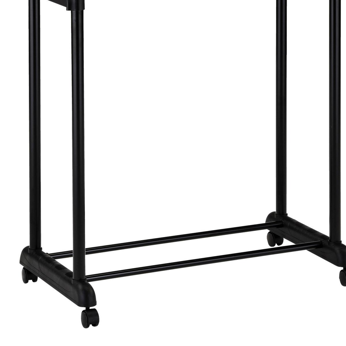 Mobilno Stojalo Za Oblačila James -Sb- - barve kroma/črna, Konvencionalno, kovina/umetna masa (84/94-168/44cm) - Mömax