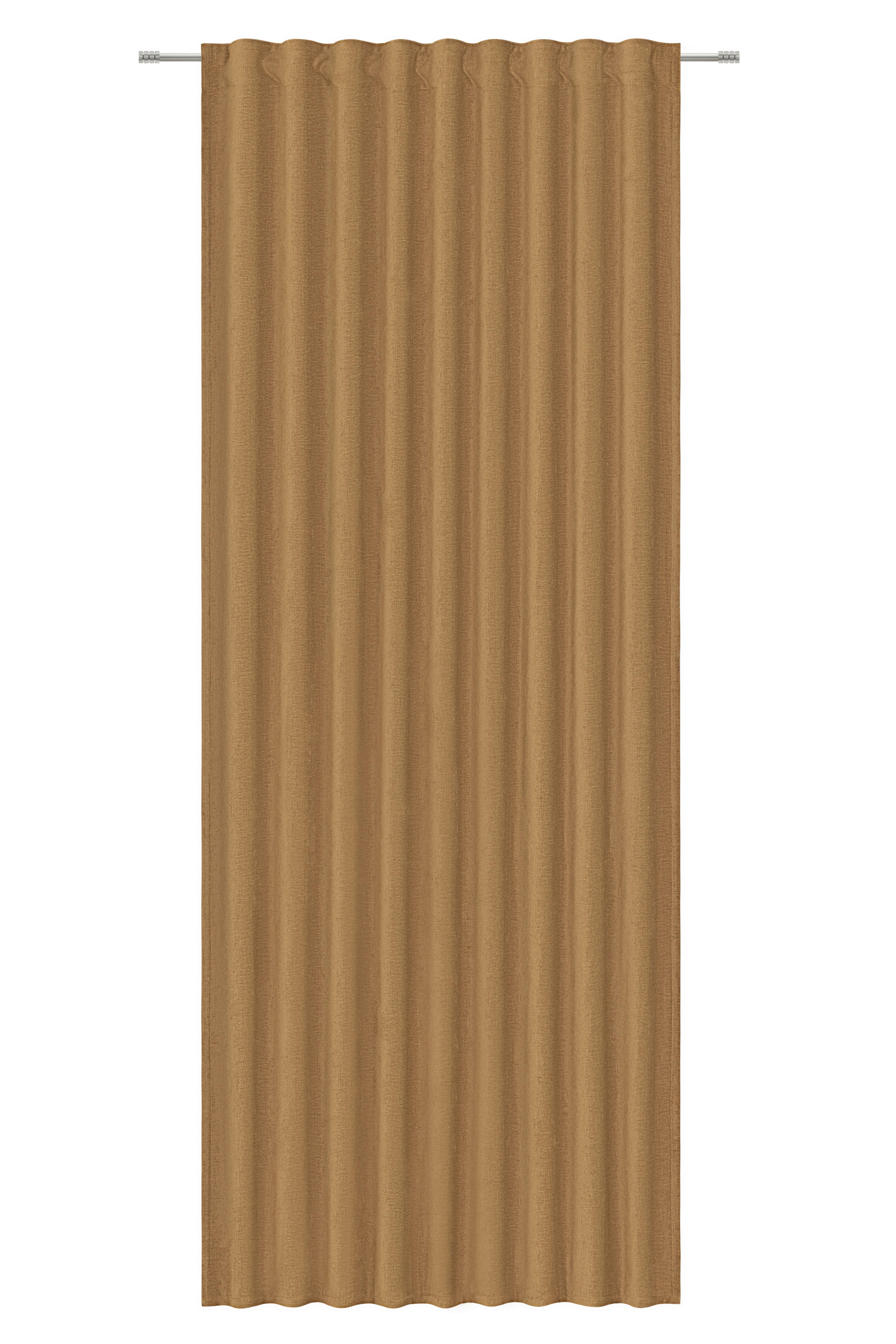 ZASŁONA GOTOWA SURA - curry, Basics, tkanina (140/245cm) - Esposa