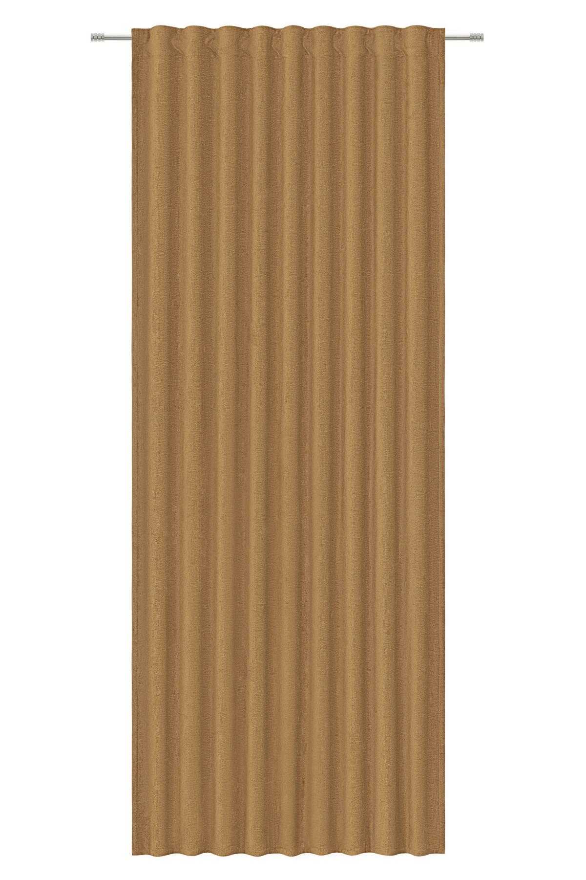 ZASŁONA GOTOWA SURA - curry, Basics, tkanina (140/245cm) - Esposa