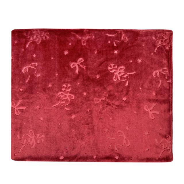 Mekano Ćebe 130x170cm Nicola - crvena, tekstil (130/170cm) - Mömax