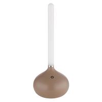 AKKU-TISCHLEUCHTE 28067CH TURNER - Champagner/Opal, Design, Kunststoff (9,6/24,3cm) - Globo