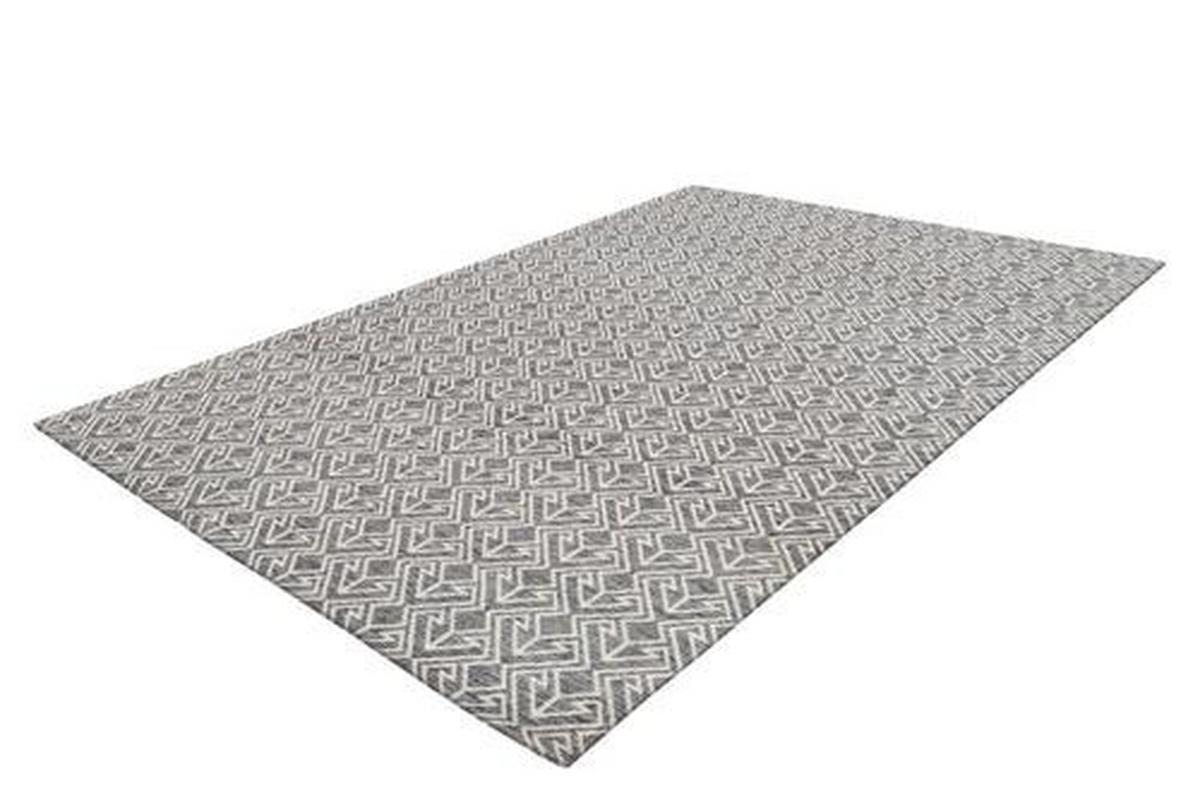 OUTDOORTEPPICH Q1I4Q-160-230-E YOGA - Creme/Grau, Trend, Textil (160/230cm) - Kayoom