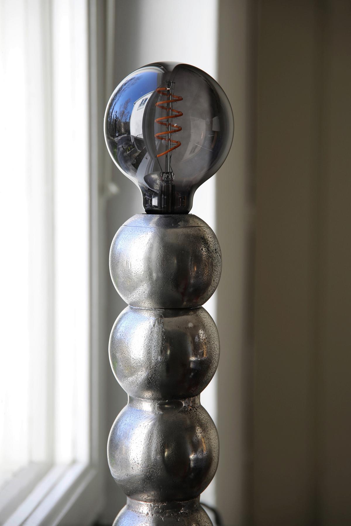 Tischleuchte Gong max. 40 Watt - Silberfarben, Basics (12.5/12.5/33cm) - Markslöjd