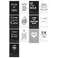 Kalender Gin mit verschiednen Sprüchen - Schwarz/Weiß, Design, Papier (29,7/42cm) Kalender Gin mit verschiednen Sprüchen - Schwarz/Weiß, Design, Papier (29,7/42cm)