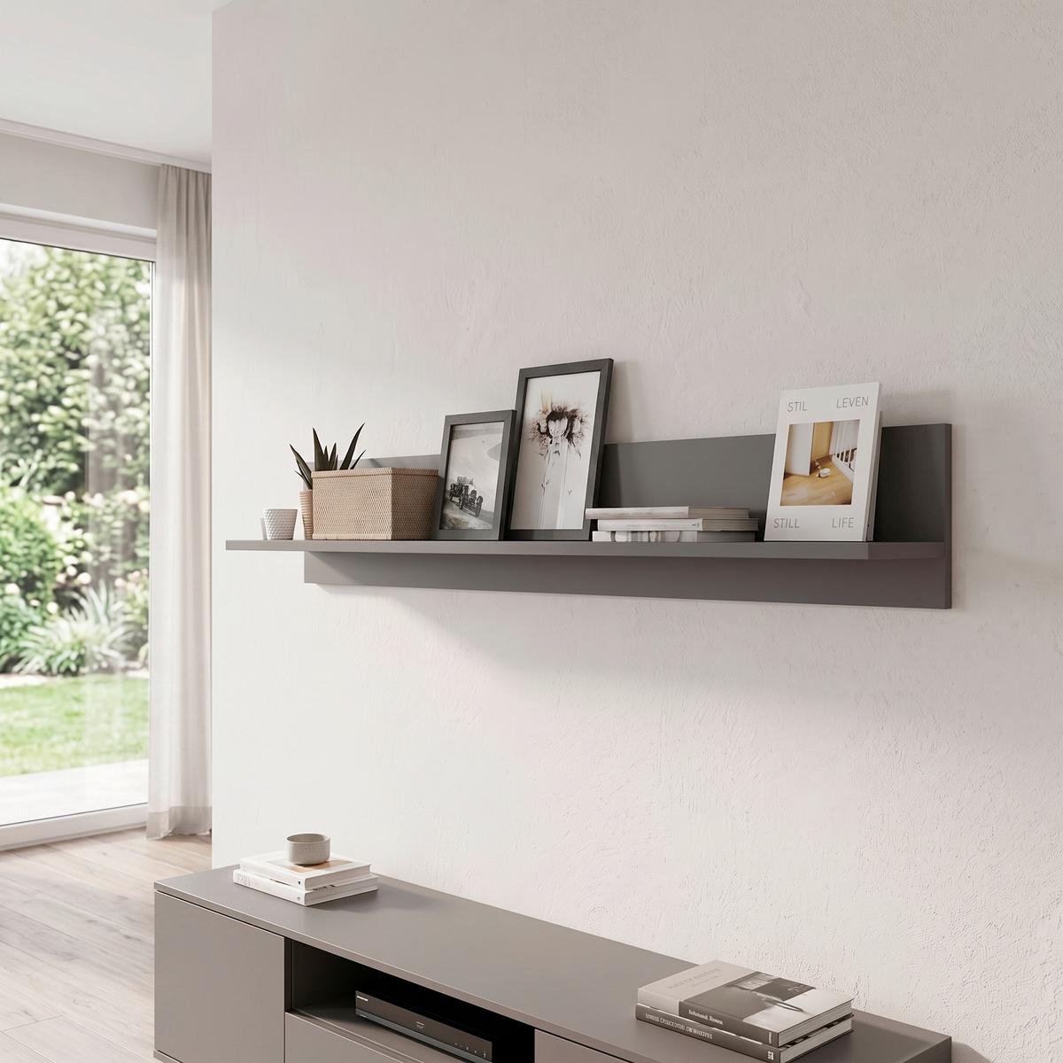 Poliță De Perete Freno - Konventionell, material pe bază de lemn (22/140/22cm) - Modern Living