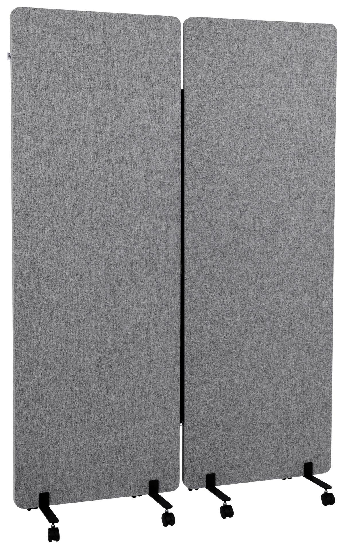 Pregradna Stena Flexmiut, Temno Siva - temno siva, Basics, kovina/umetna masa (60/177/35cm) - MID.YOU