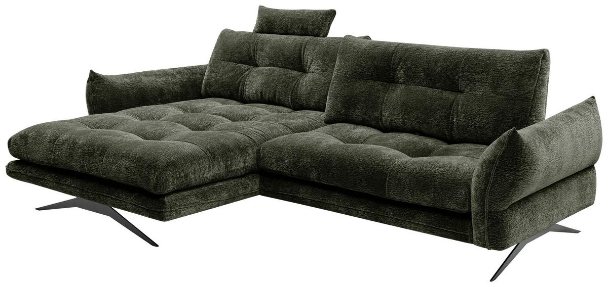 Coltar BAXTER BAXTER - măsliniu, Modern, textil (177/68-87/280cm) - Premium Living