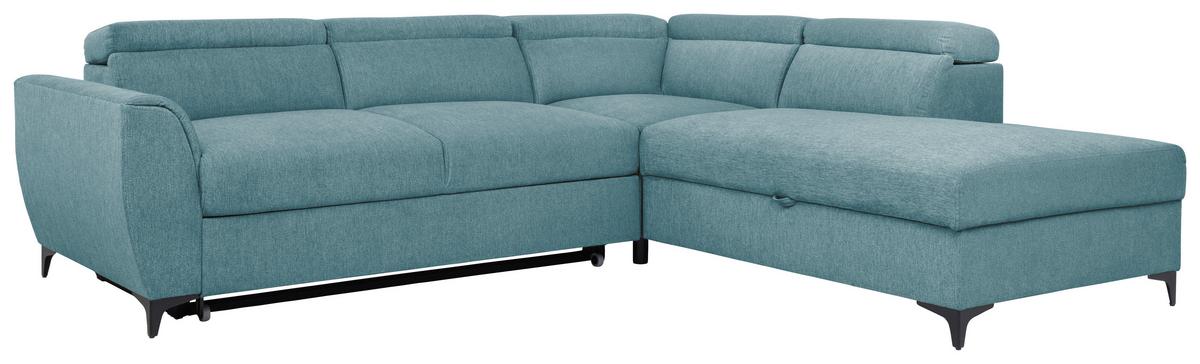 COLțAR LAPIS - petrol, Konventionell, textil (255/217cm) - Modern Living