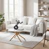 SOFFBORD MARBELLA - vit/guldfärgad, Modern, metall/keramik (70/70/44cm) - Mömax