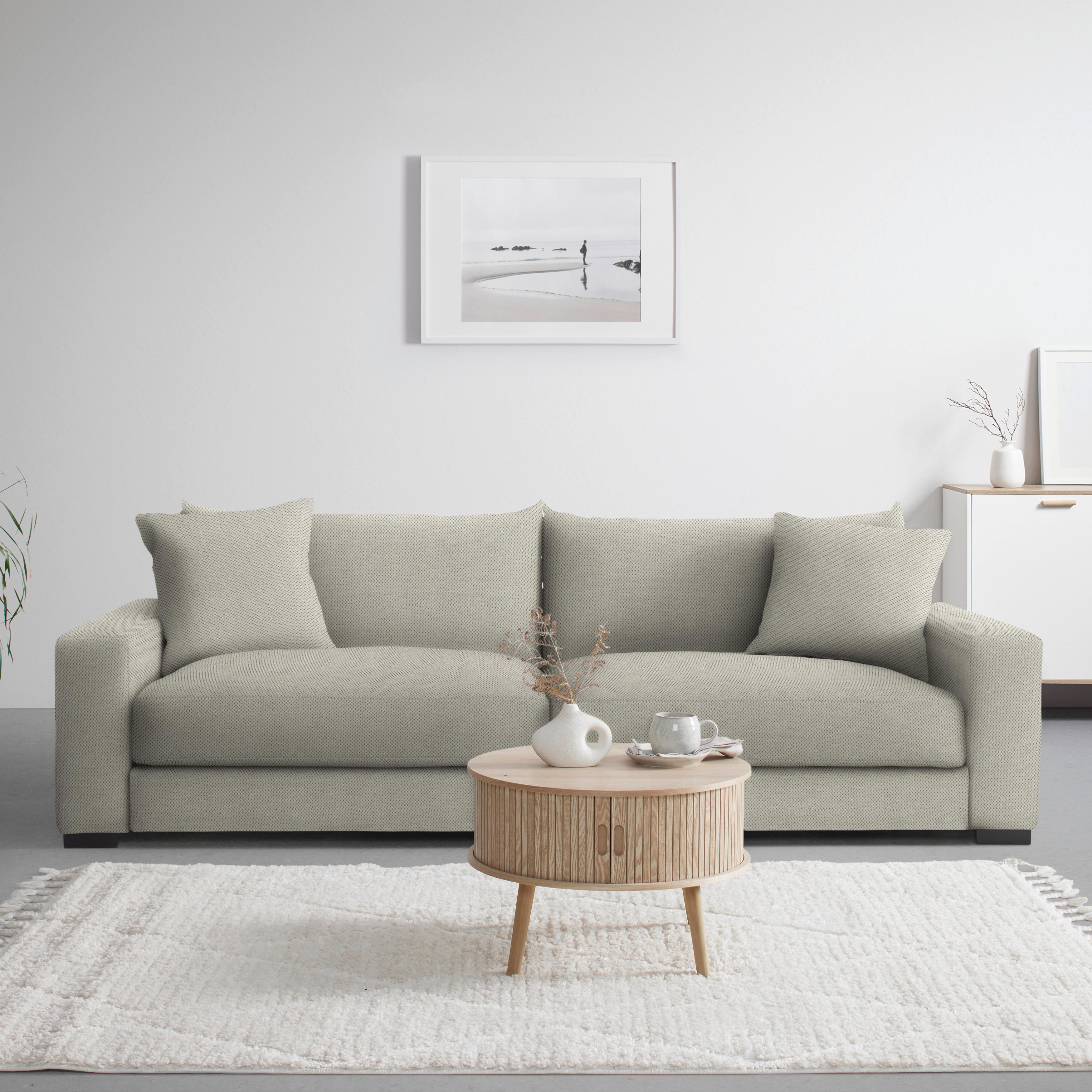 Megasofa Pedro Taupe - Taupe, MODERN, Holz/Holzwerkstoff (261/83/124cm) - Mömax