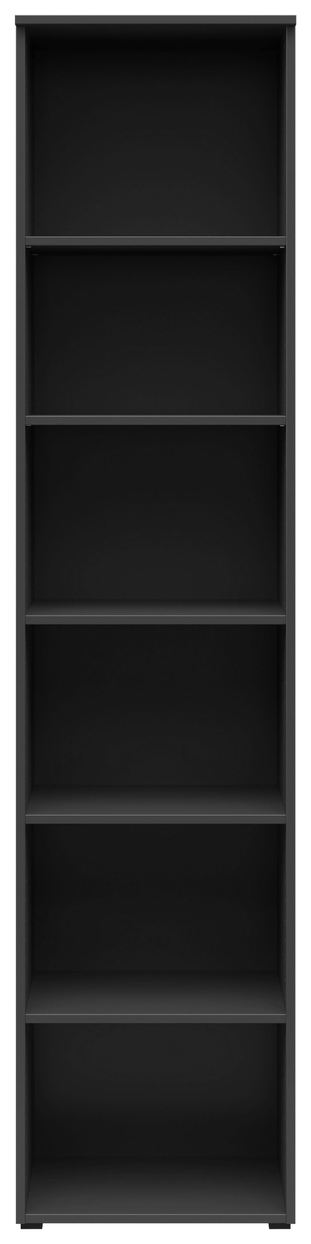 Etajeră MULTI - grafit, Modern, material pe bază de lemn (45/195/40cm) - Modern Living