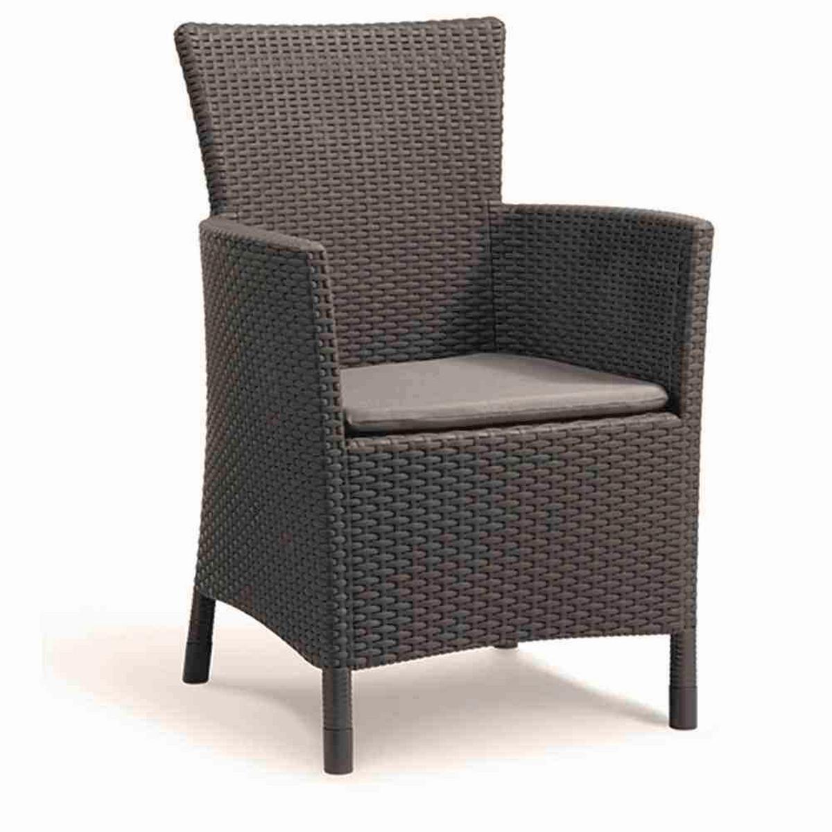 BALKONSET IOWA SET INKL. HÜLLE - Graphitfarben/Grau, MODERN, Kunststoff (54/87/48cm) - Keter