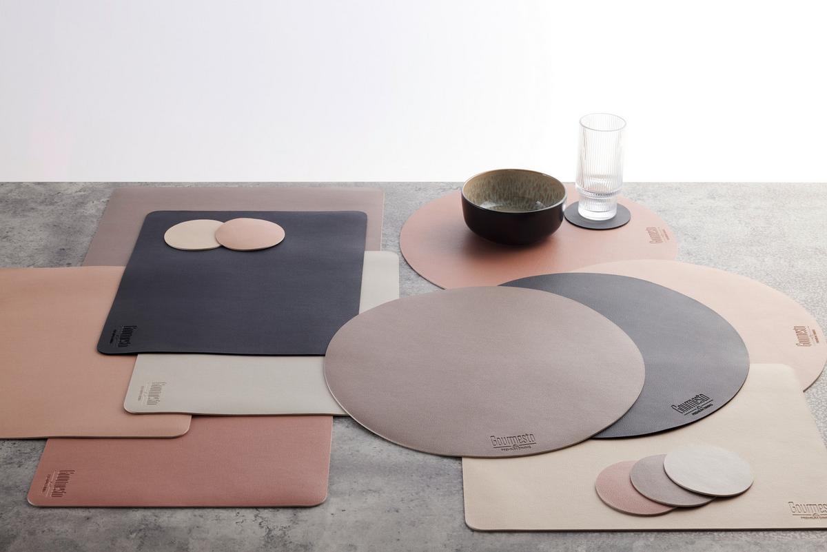 Tischset Livi Schwarz - Schwarz, MODERN, Kunststoff (40cm) - Gourmesto