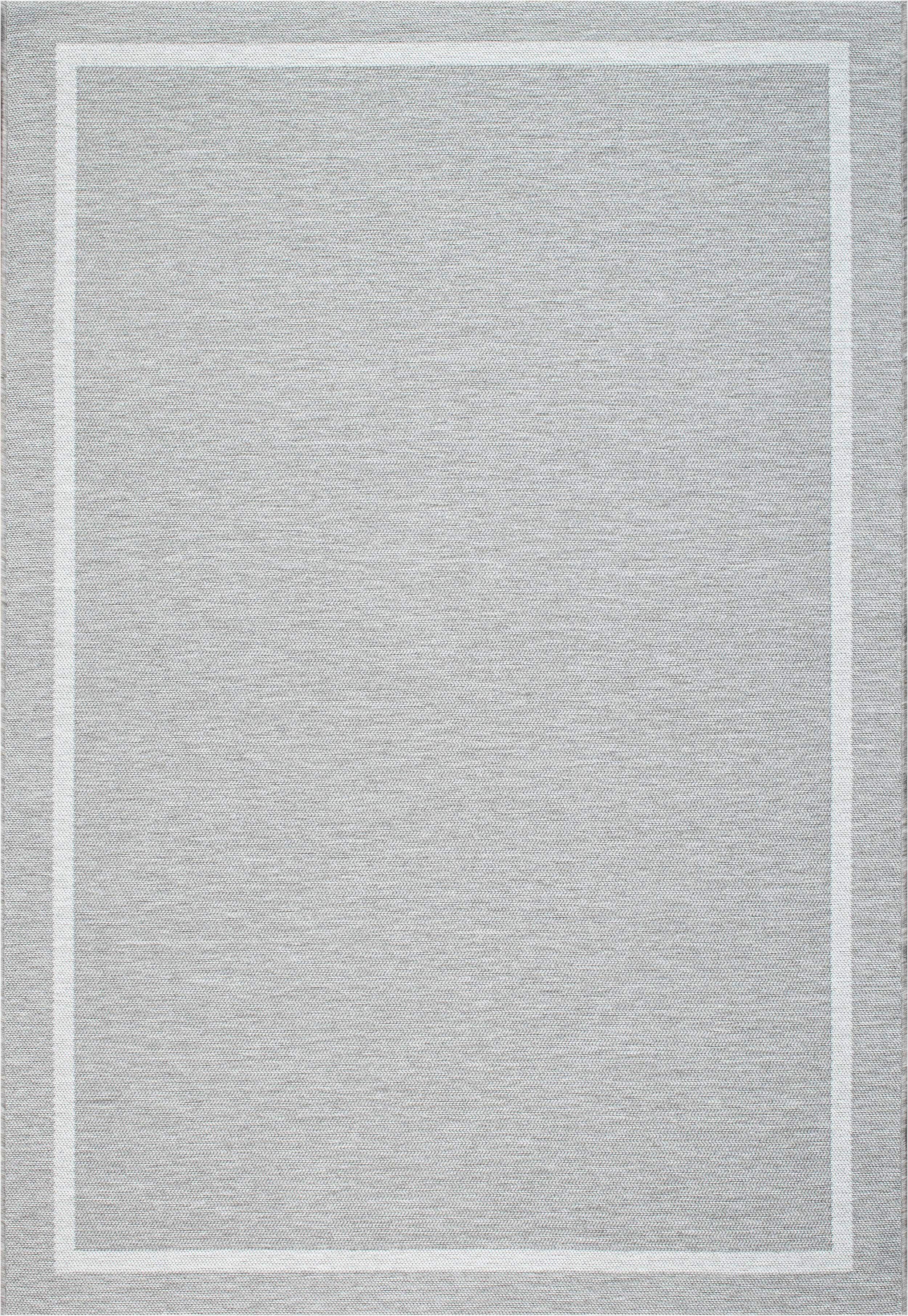 DYWAN ZEWNĘTRZNY AMALFI - kolor srebrny/jasnoszary, Konventionell, tkanina (160/230cm) - Novel