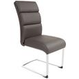 Scaun Cu Cadru Tip Sanie Coco - culoare crom/gri, Konventionell, metal/textil (45/101/62,50cm) - Luca Bessoni Scaun Cu Cadru Tip Sanie Coco - culoare crom/gri, Konventionell, metal/textil (45/101/62,50cm) - Luca Bessoni