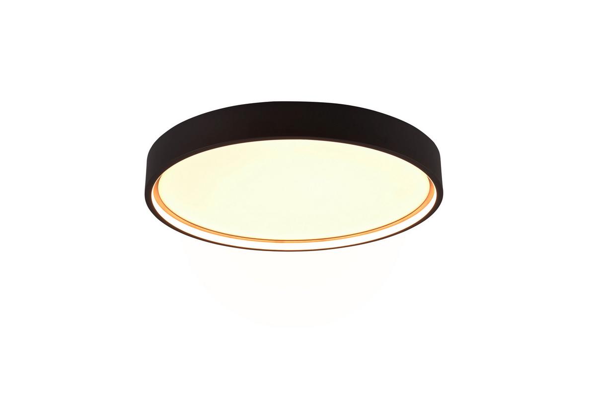 LED-Deckenleuchte Doha Schwarz max. 29 Watt - Schwarz, Basics, Metall (45/5,5cm) - Trio Leuchten