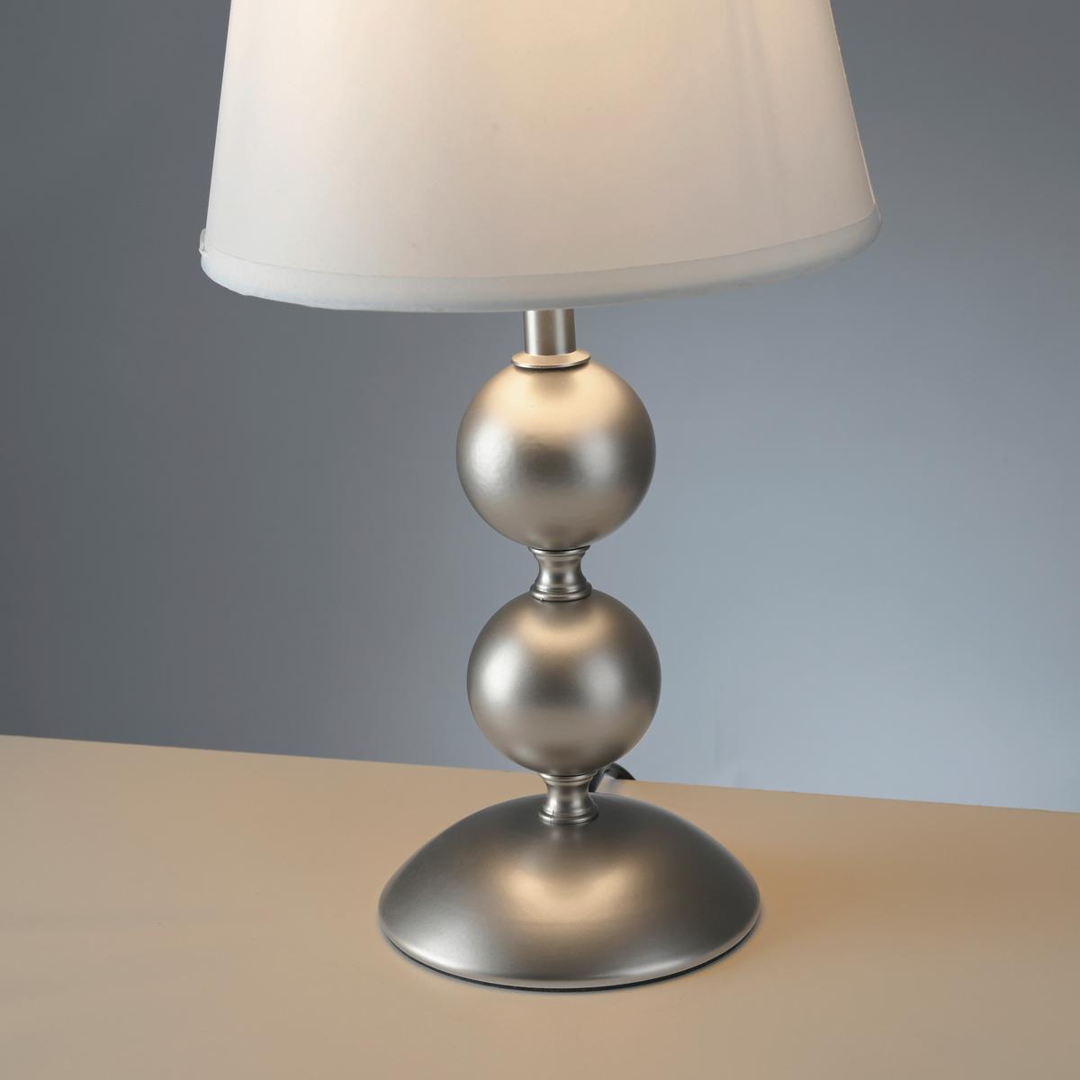 LAMPA STOŁOWA 14194-97 SIENA - kolor brązu/biały, Trend, tworzywo sztuczne/metal (20/20/36cm) - Just Light