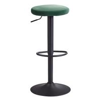 Barski Stol Barhocker - črna/zelena, Moderno, kovina/tekstil (40/79/40cm) - MID.YOU