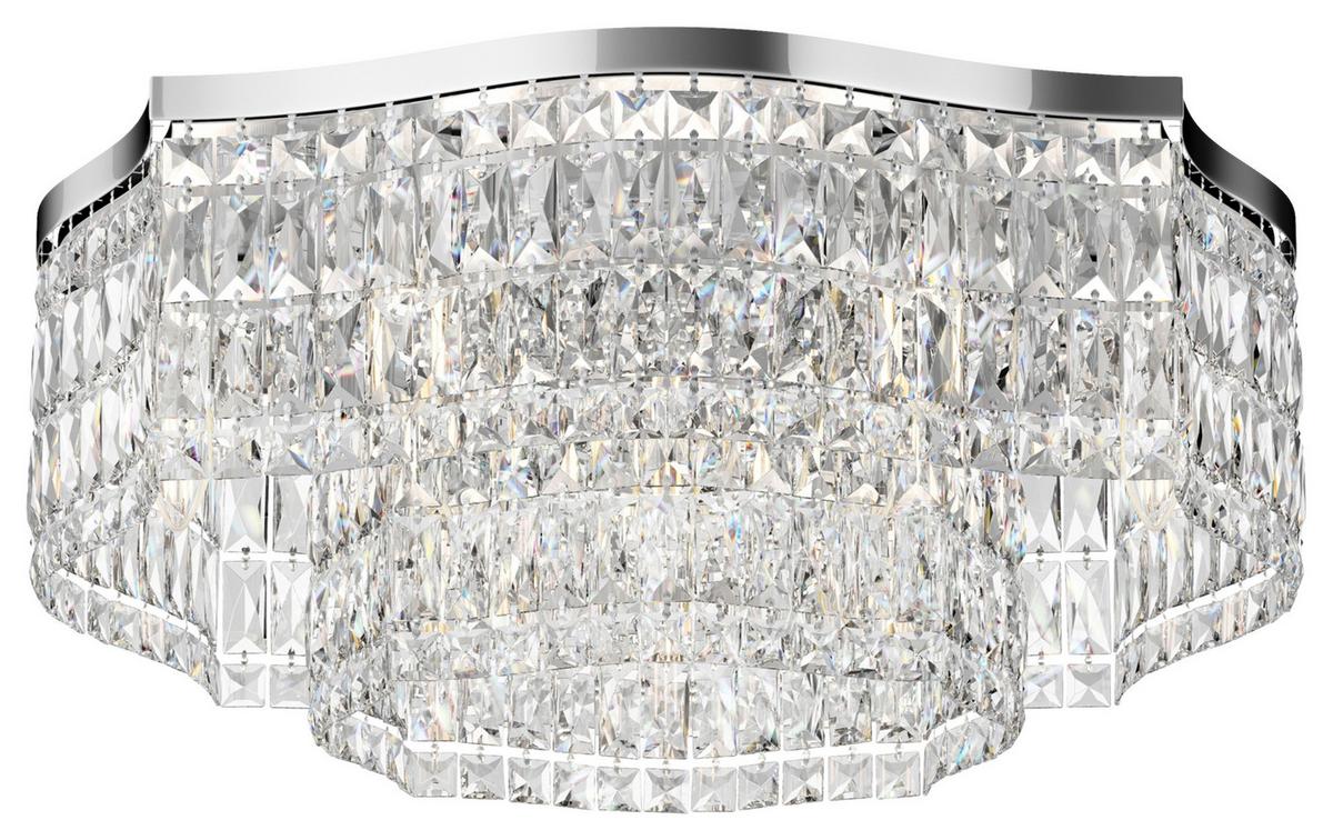 Deckenleuchte Dune Chromfarben max. 60 Watt - Chromfarben, Basics, Glas/Metall (60/25/60cm) - MAYTONI