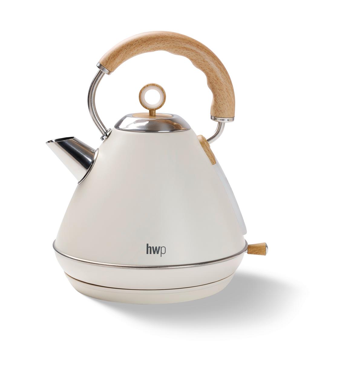 CZAJNIK ELEKTRYCZNY SWK-1115 - kremowy, Basics, tworzywo sztuczne/metal (25/22,5/29,7cm) - Homeware Profession.