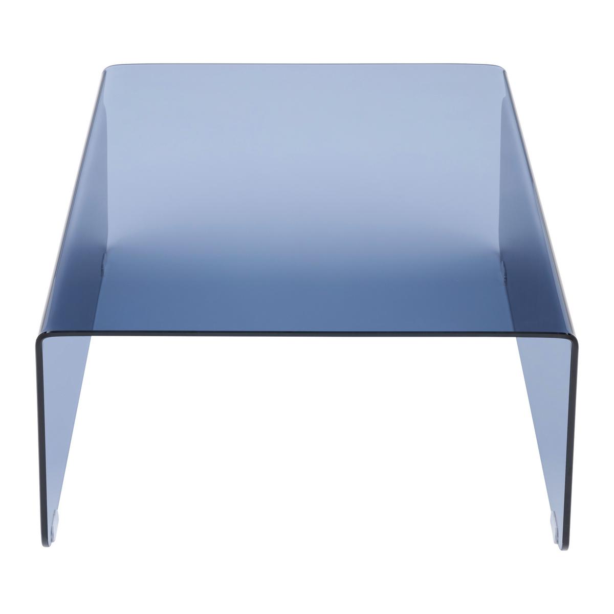 Klubska Miza Wing - siva, Moderno, steklo (70/40/70cm) - Mömax