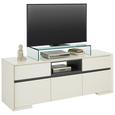 Lowboard Grau/Weiß - Weiß/Grau, Holzwerkstoff (150/56/40cm) - Modern Living Lowboard Grau/Weiß - Weiß/Grau, Holzwerkstoff (150/56/40cm) - Modern Living