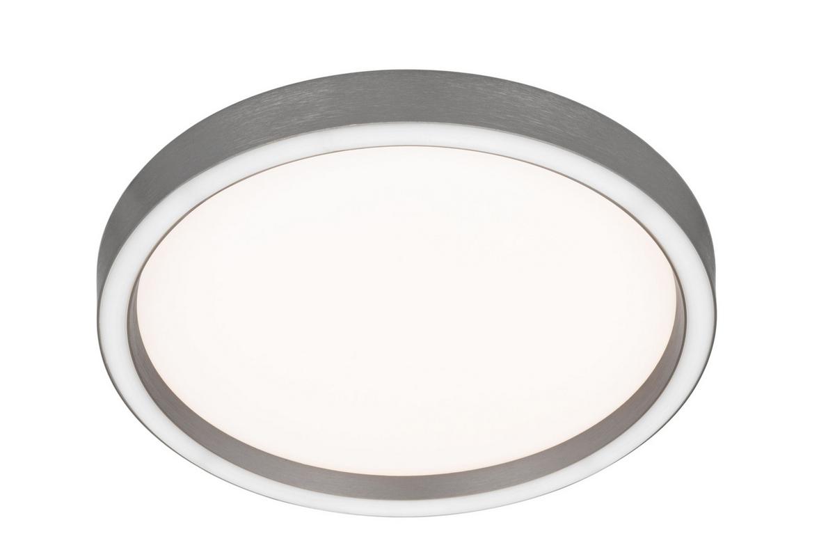 LAMPA SUFITOWA LED PHOENIX - kolor aluminiowy, Basics, metal (30,5/5,5cm) - Novel