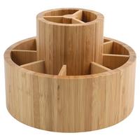 Kosmetik-organizer 143454 Isalys - Hellbraun, Konventionell, Holz (20/20/15.3cm) - Spirella