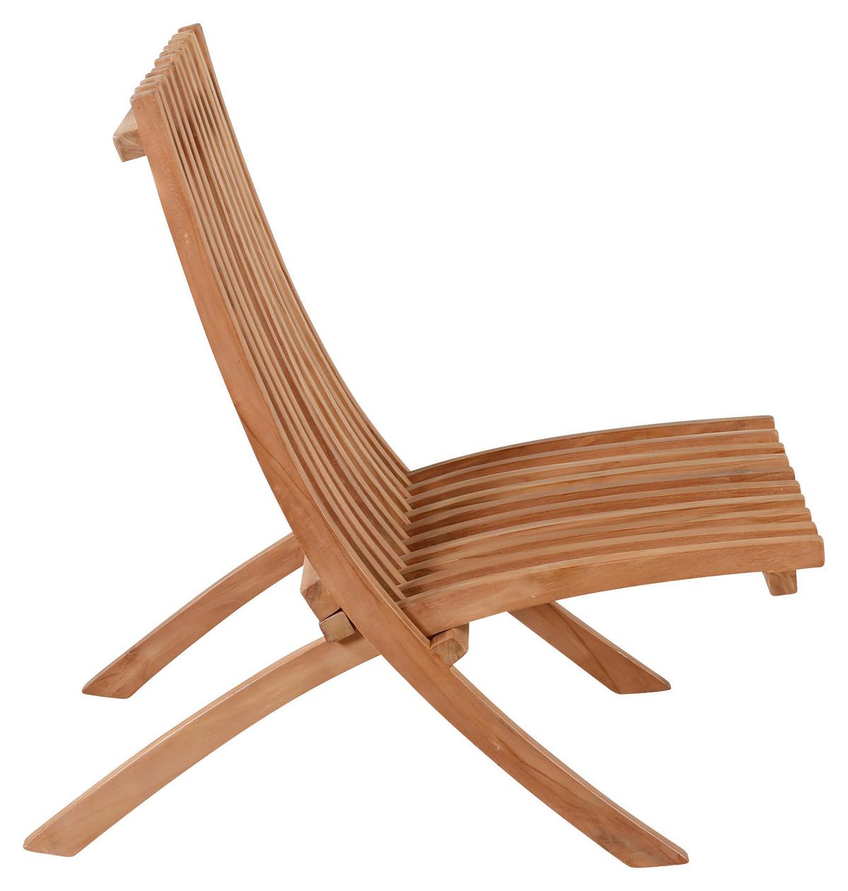 Loungesessel-2er Set Kenya ca. 73x58x63 cm Teakholz - Teakfarben, KONVENTIONELL, Holz (73/85/63cm) - Gardenson