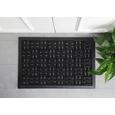 Fußmatte Karo Schwarz - Schwarz, Basics, Kunststoff (40/60cm) - Mömax modern living Fußmatte Karo Schwarz - Schwarz, Basics, Kunststoff (40/60cm) - Mömax modern living