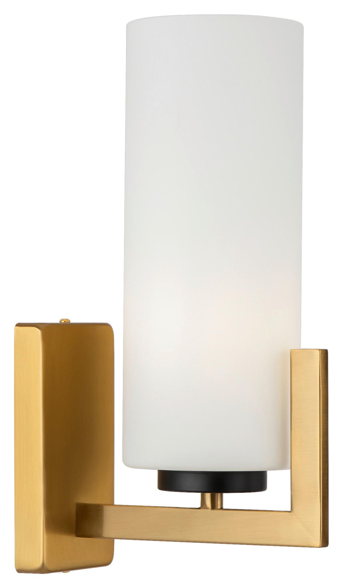 WANDLEUCHTE FORTANO - Messingfarben, Trend, Glas/Metall (10/31/18,5cm) - MAYTONI