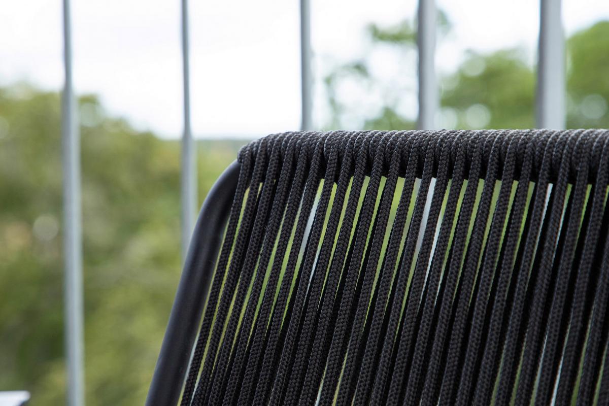 GARTENSESSEL BOIS - Schwarz, KONVENTIONELL, Metall (55/82/51cm) - Gardenson