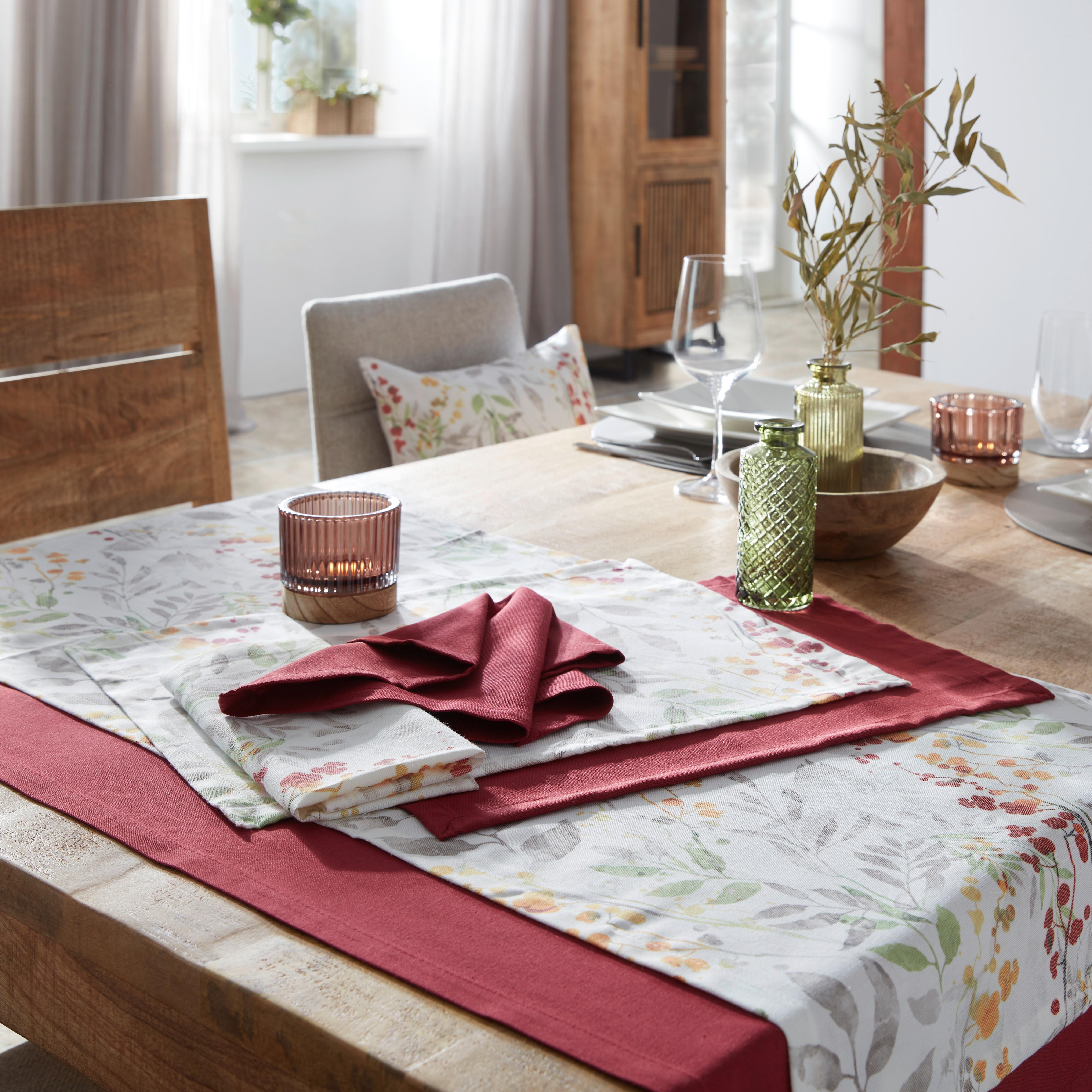 Podmetači Za Stol Steffi - crvena, Lifestyle, tekstil (33/45cm) - Mary's