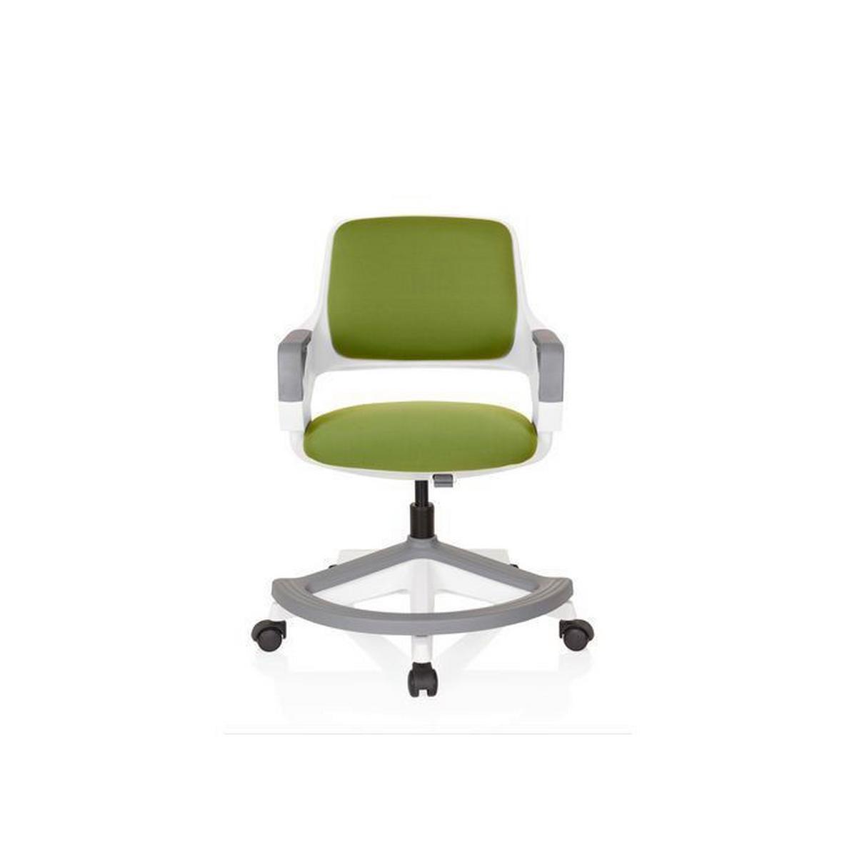 Otroški Vrtljivi Stol Kid Flex, Olivno Zelena - bela/olivno zelena , Moderno, umetna masa/tekstil (53/80 - 93/60cm) - MID.YOU