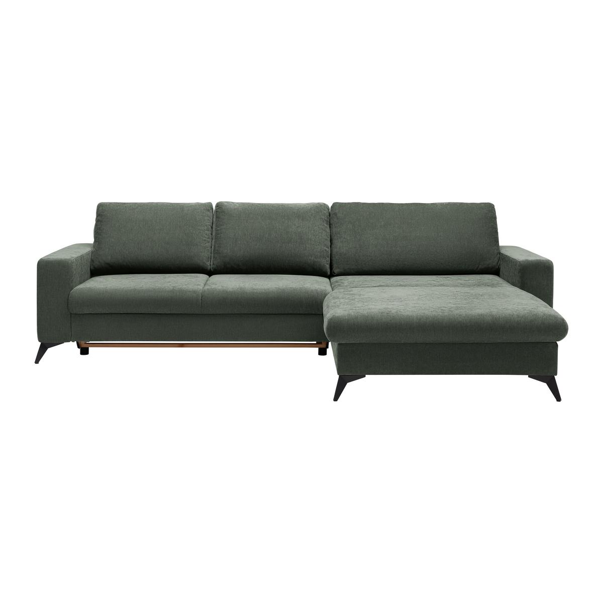 Ecksofa Sunny Graugrün - Graugrün, MODERN, Textil (290/87/178cm) - Mömax