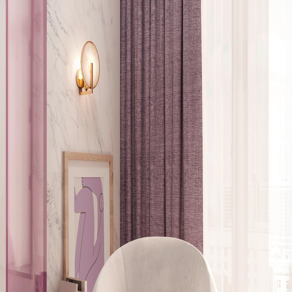 Wandleuchte Marmo Goldfarben max. 40 Watt - Goldfarben, Trend, Stein/Metall (12.5/21/19cm) - MAYTONI