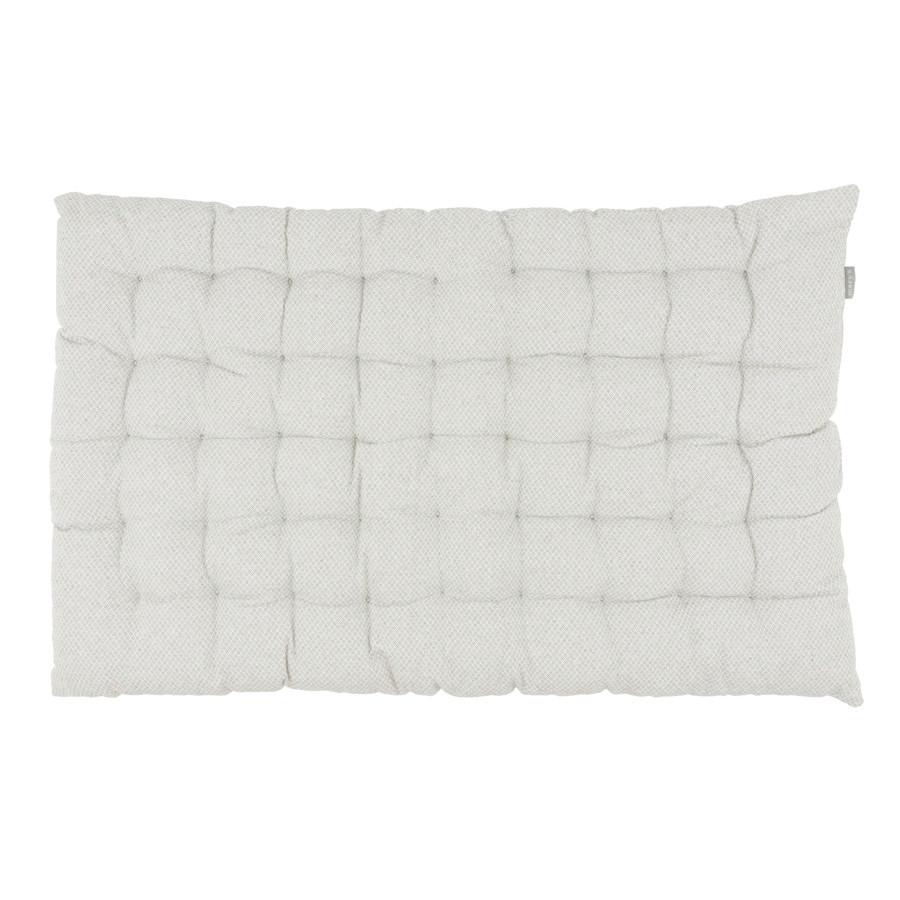 Boxkissen Dobby Hellgrau ca. 60x100cm - Hellgrau, Textil (60/100/7cm) - Mömax