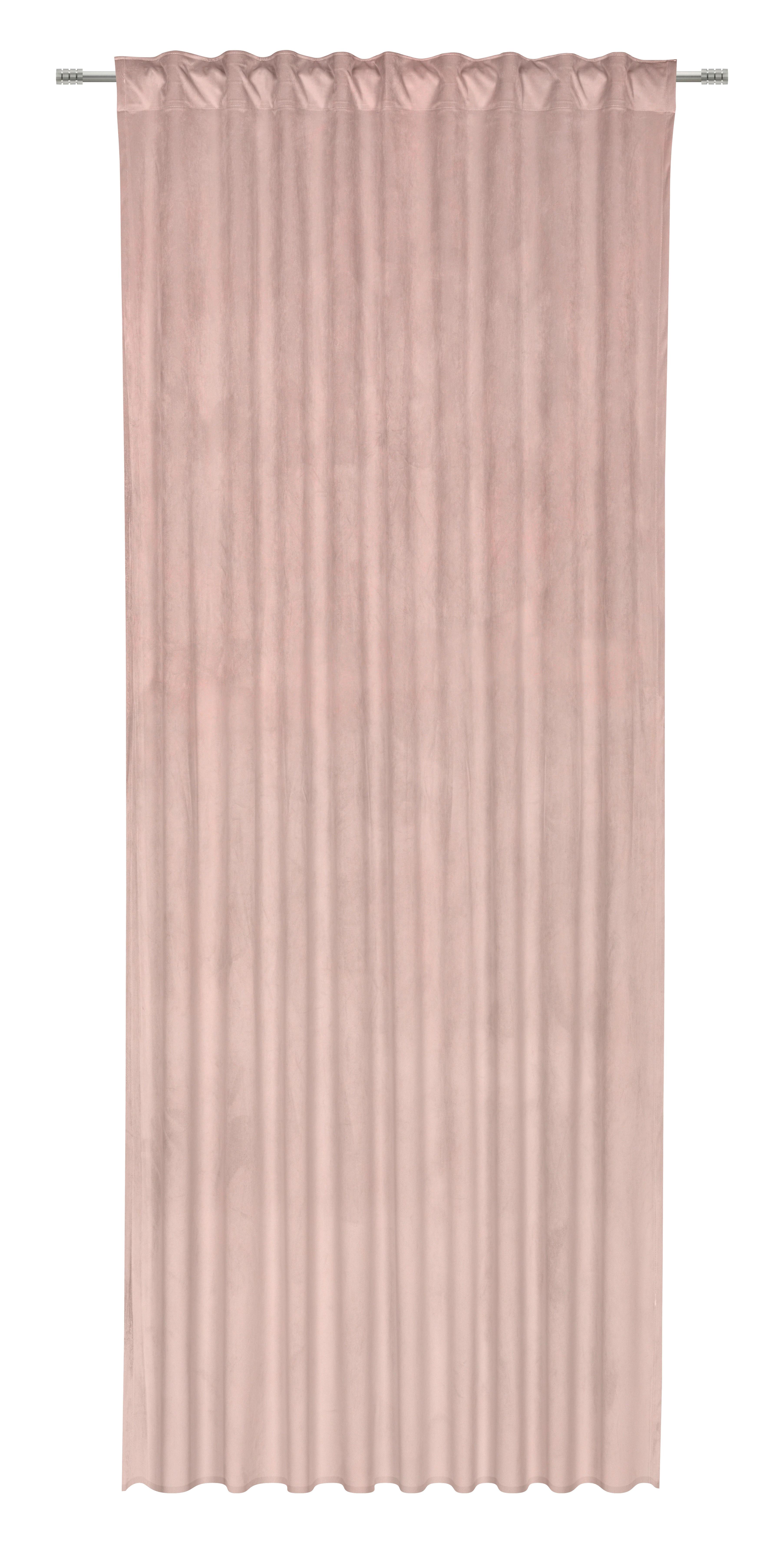 GARDINLÄNGD VIOLA - rosa, Klassisk, textil (140/245cm) - Premium Living