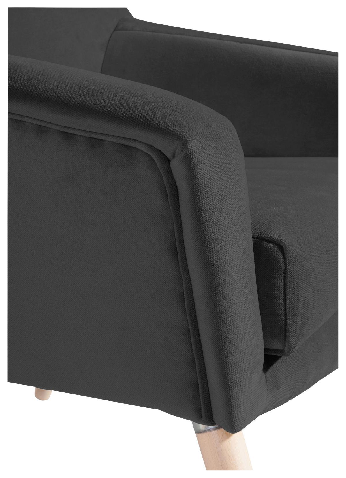 SESSEL ALEGRO - Anthrazit/Buchefarben, Design, Holz/Textil (67/81/71cm) - Max Winzer