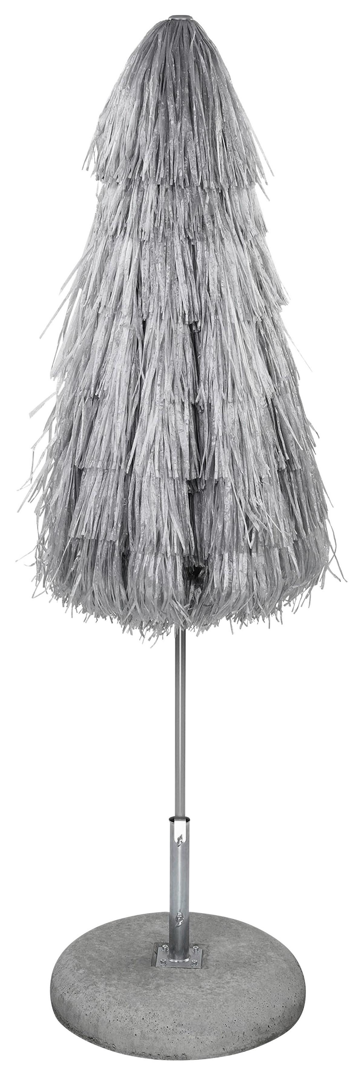 PARASOL PRZECIWSŁONECZNY HAWAII - kolor srebrny/kolor aluminiowy, Design, metal/tkanina (200/200cm) - Jan Kurtz